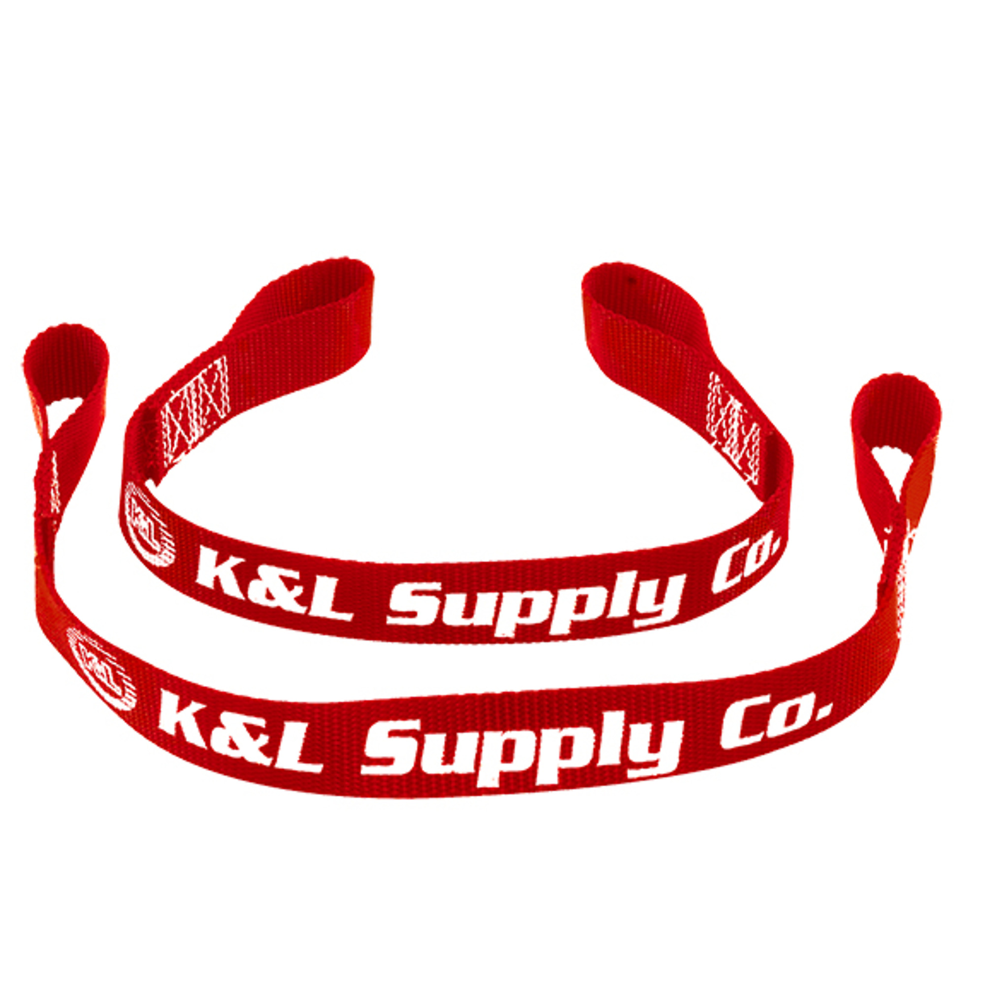 K&L Supply 36-6609 Heavy-Duty Tie-Down Straps, Red, 2,000-Lb. Rating (Pair)